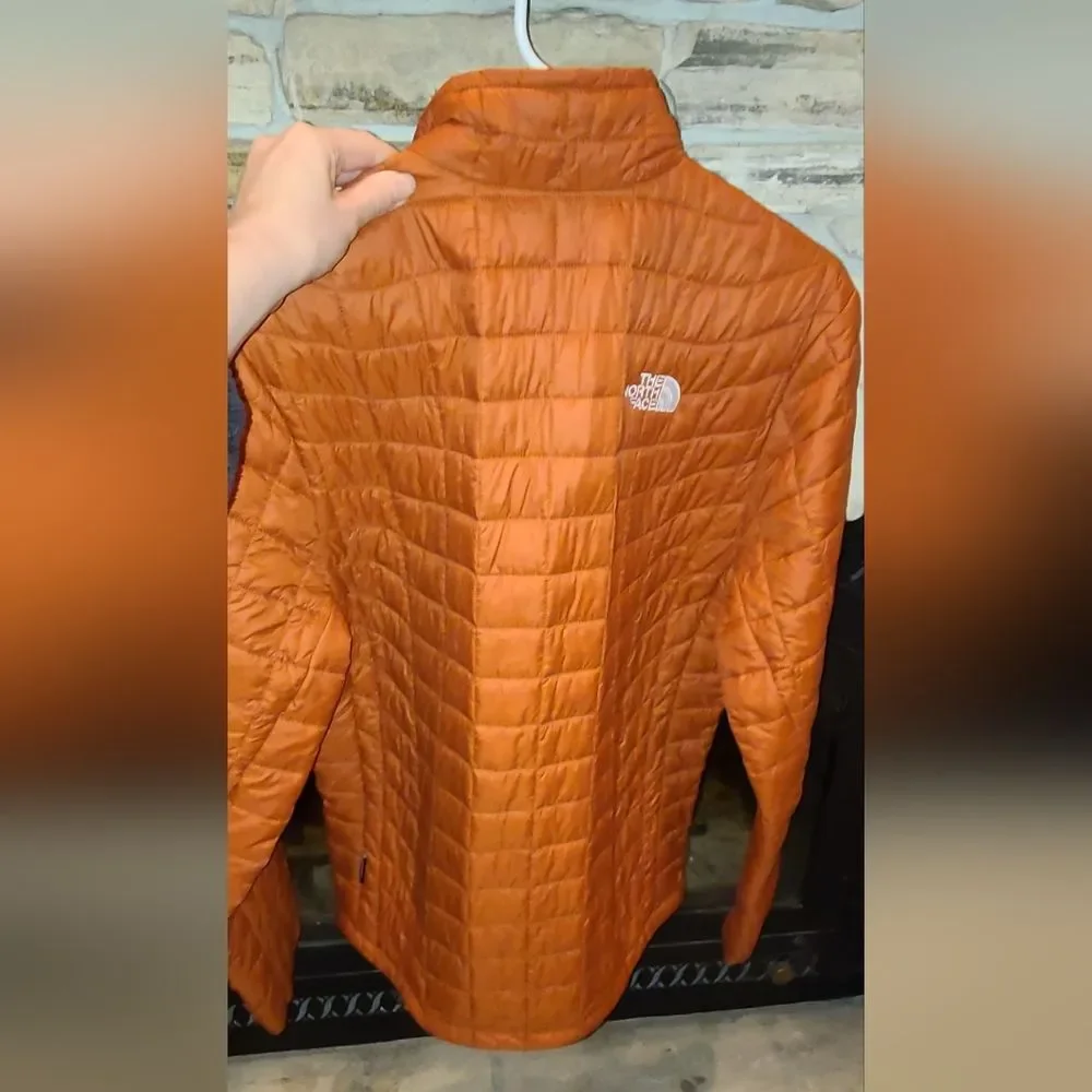 NEW The North Face Thermoball Trekker Burnt Orange Puffer Jacket Coat Medium